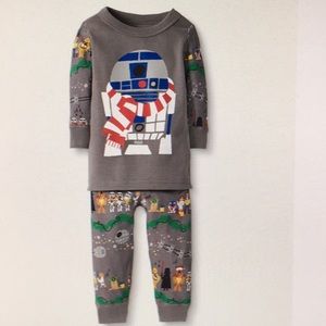 NWT Hanna Andersson Holiday R2 D2 Star Wars PJ’s S3-6 mo